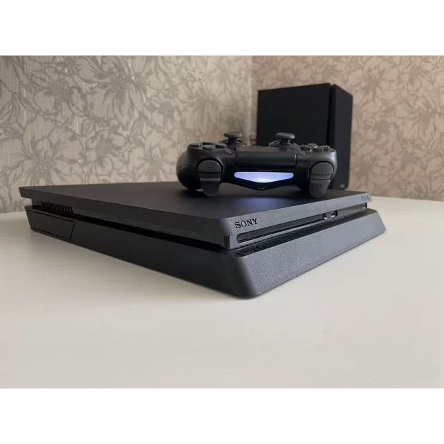 کنسول بازی سونی مدل Playstation 4 Slim ریجن 3 سری CUH-2218B ظرفیت 1 ترابایت به همراه کارت نصب 20 عدد بازی