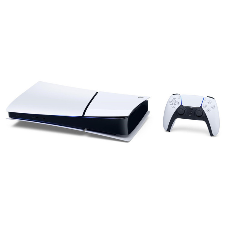 کنسول بازی سونی مدل PlayStation 5 Slim Digital Edition ظرفیت 825 گیگابایت ریجن CFI-2116 اروپا به همراه دسته اضافی