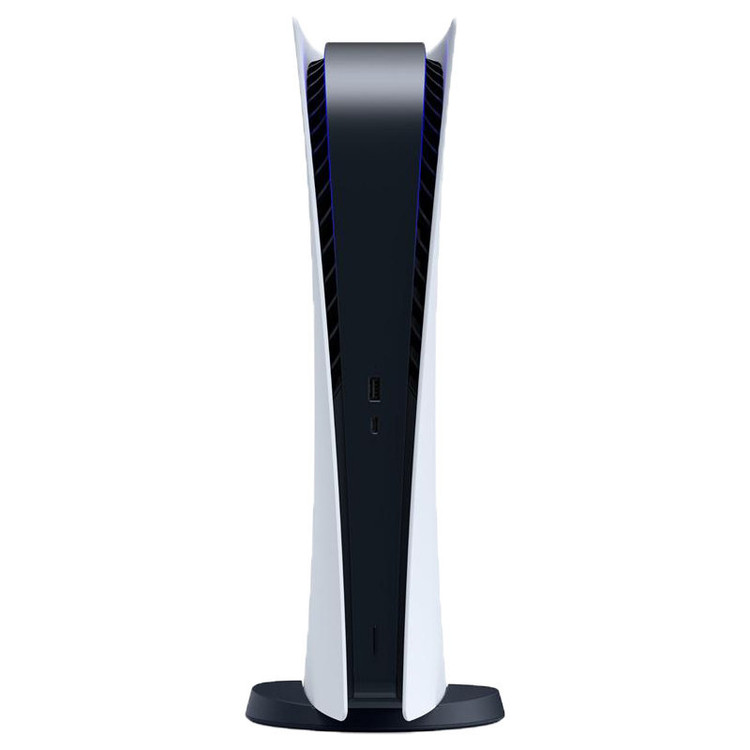 کنسول بازی سونی مدل PlayStation 5 Slim Digital Edition ظرفیت 825 گیگابایت ریجن CFI-2116 اروپا به همراه دسته اضافی و پایه شارژر